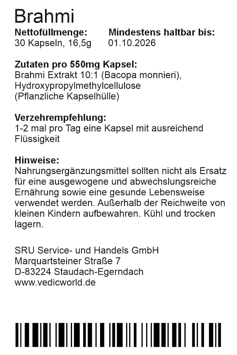 Brahmi 10:1 Kapseln
