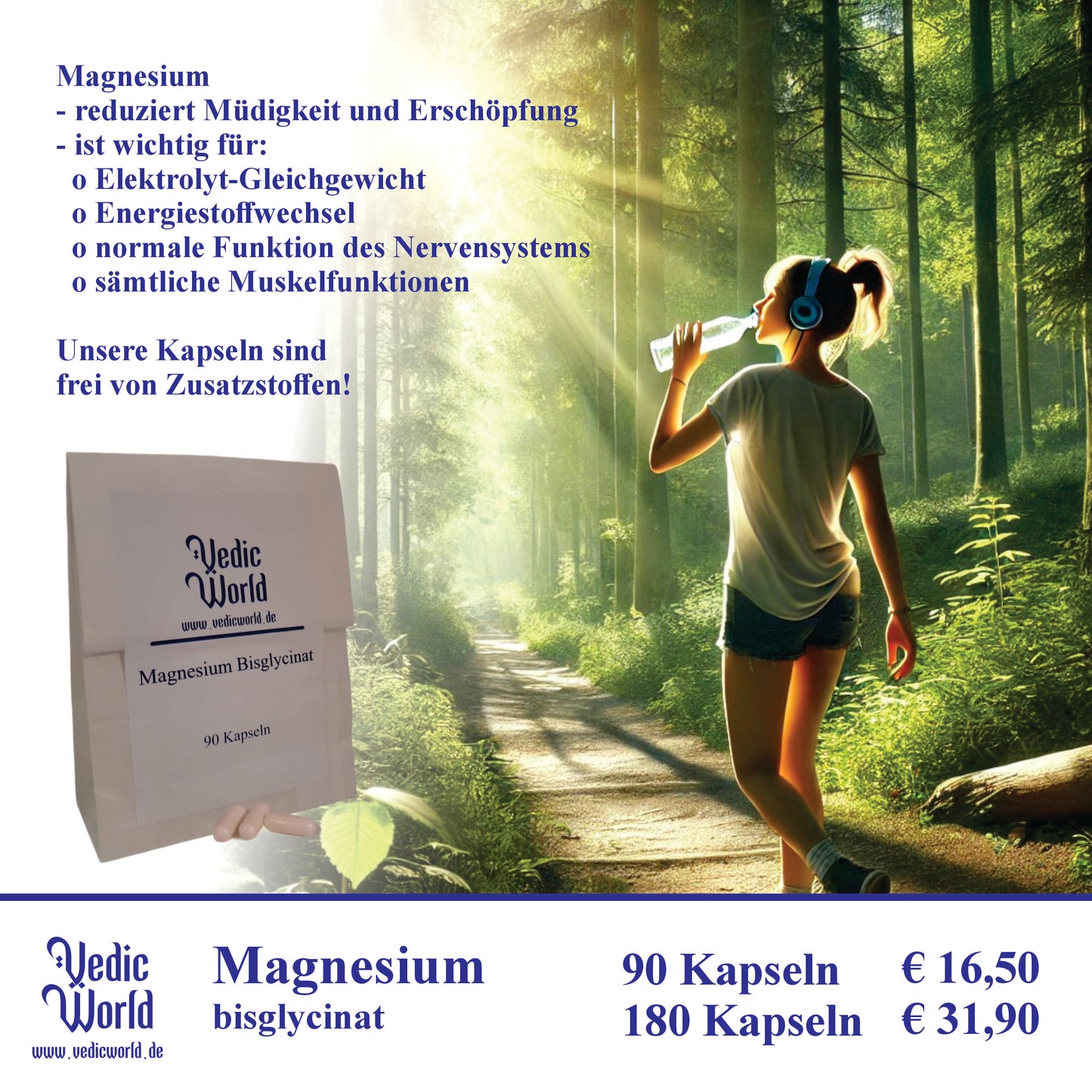 Magnesium Bisglycinat Kapseln