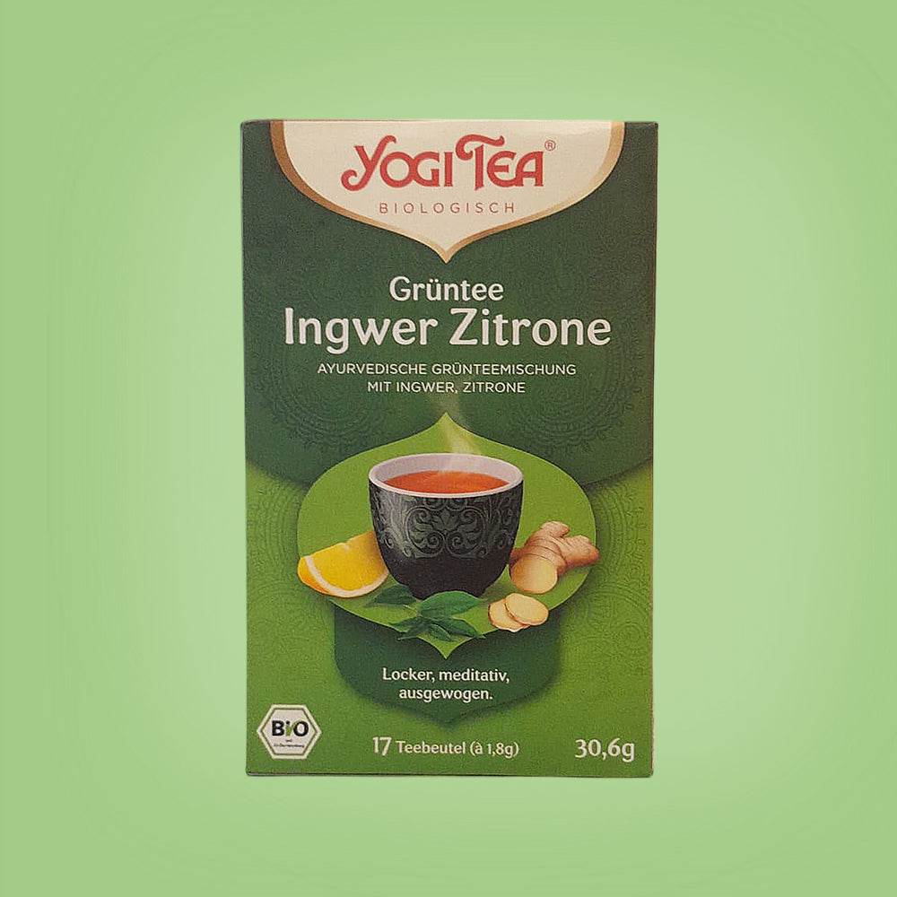 YOGI TEA® Grüntee Ingwer Zitrone