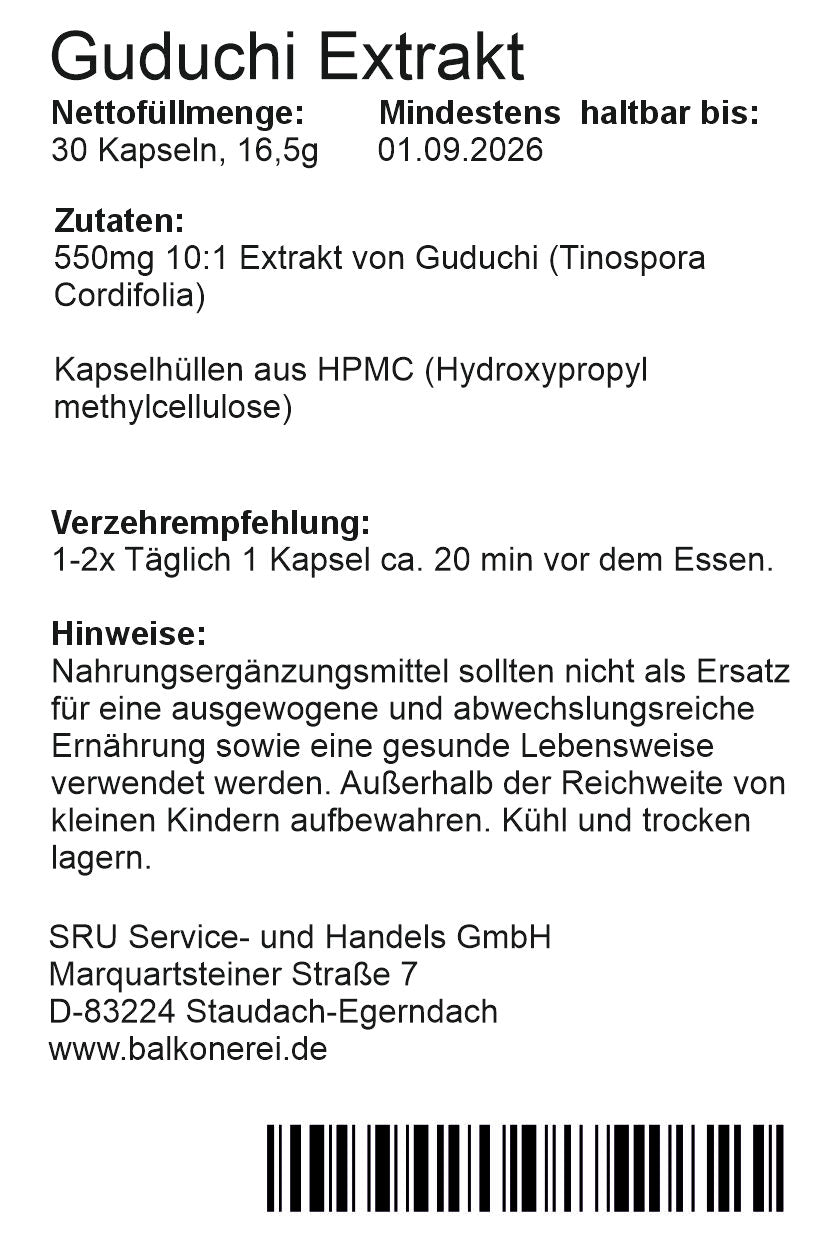 Guduchi 10:1 Kapseln