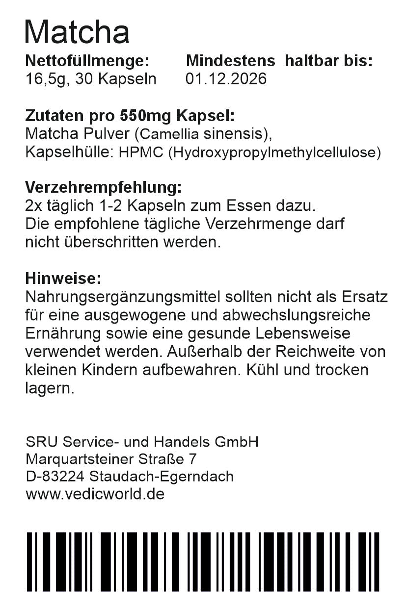 Matcha Kapseln