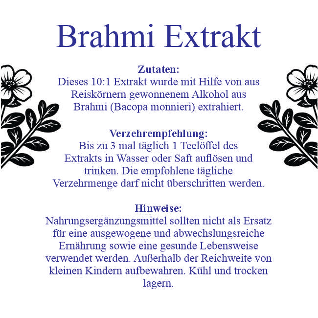Brahmi Extrakt 10:1