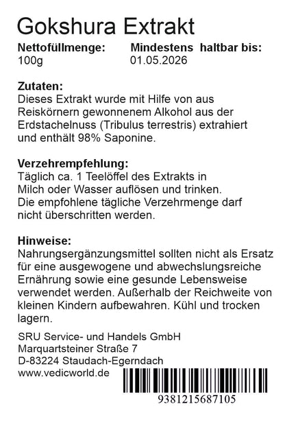 Gokshura Extrakt 98%