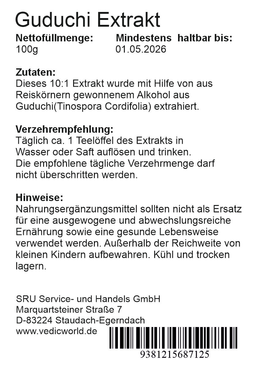 Guduchi Extrakt 10:1