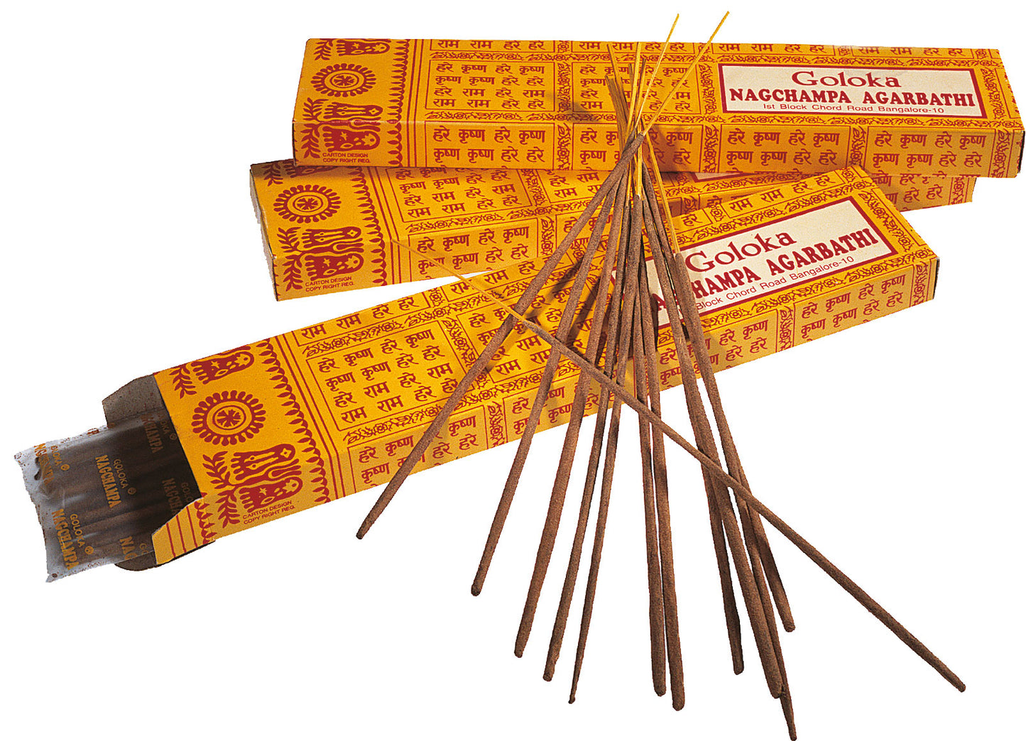 Goloka Nag Champa Räucherstäbchen