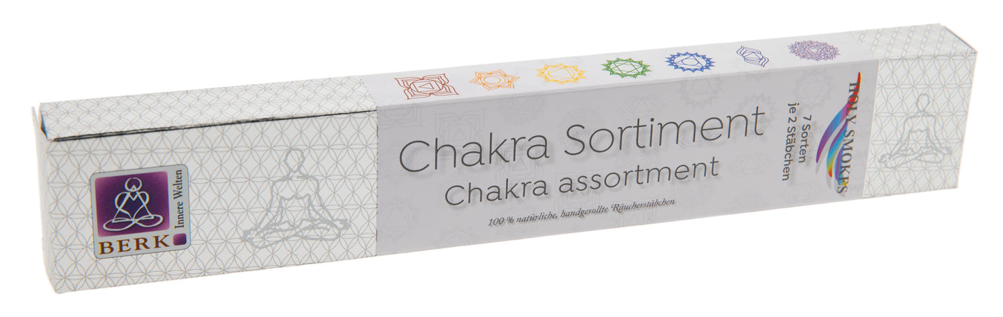 Sortimentspackung Chakra Line Räucherstäbchen