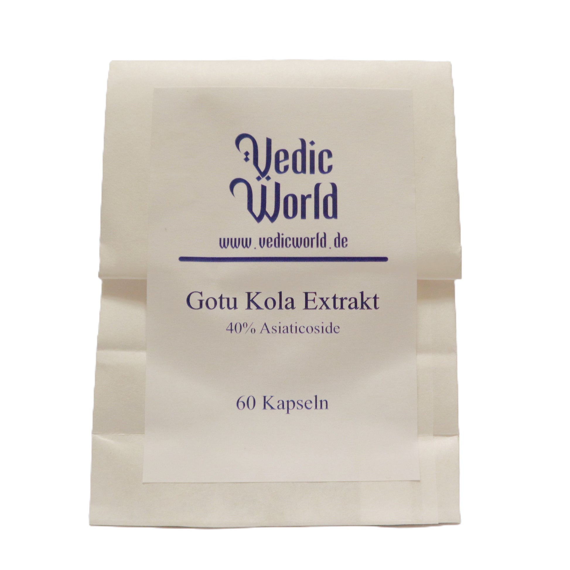 60 Kapseln Gotu Kola Extrakt mit 40% Asiaticosiden
