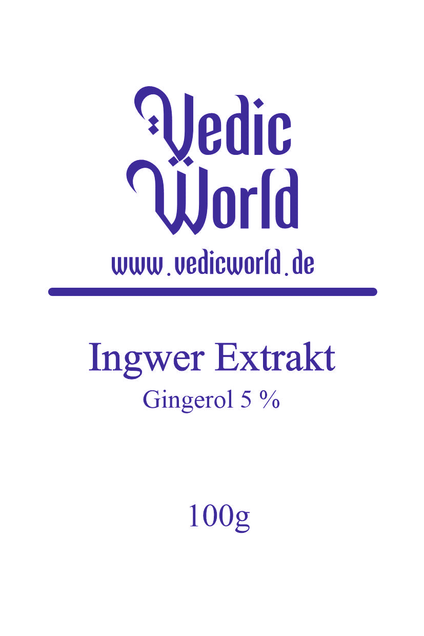Ingwer Extrakt mit 5 % Gingerol