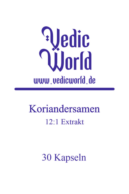 Koriandersamen Extrakt 12:1 Kapseln