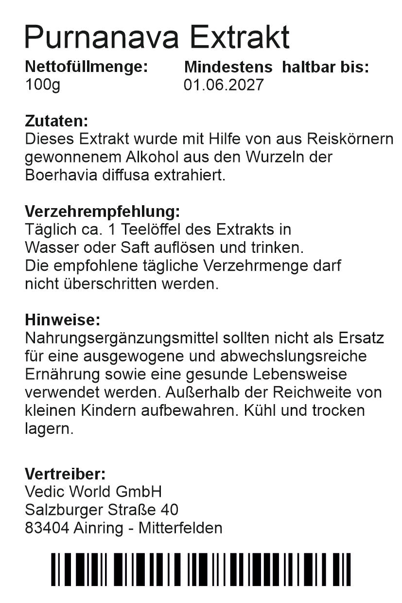 Punarnava Extrakt 10:1