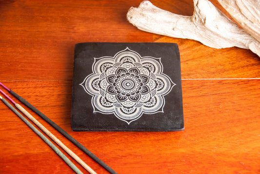 Mandala Specksteinhalterca. 10 cm