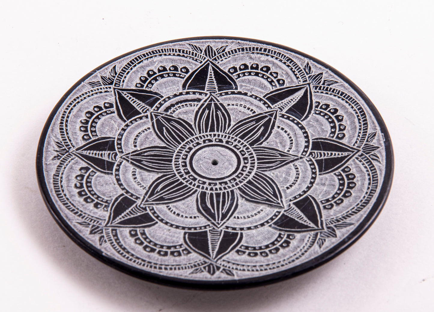Stäbchenhalter Mandala, klein, Speckstein