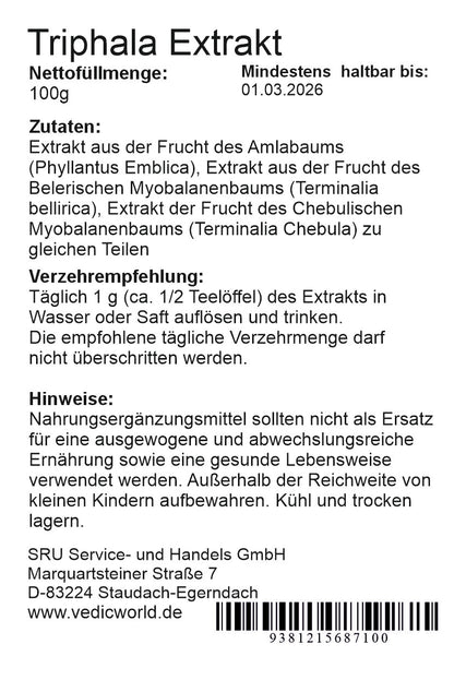 Triphala Extrakt 10:1