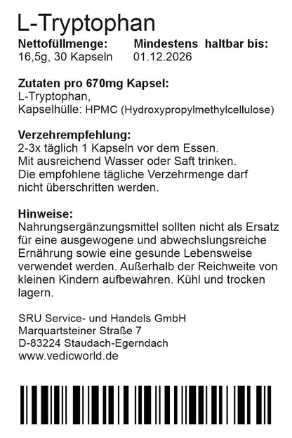 L-Tryptophan Kapseln