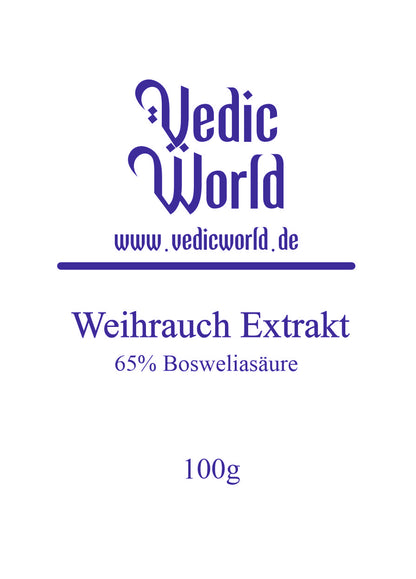 Weihrauch Extrakt 65% Boswelliasäure