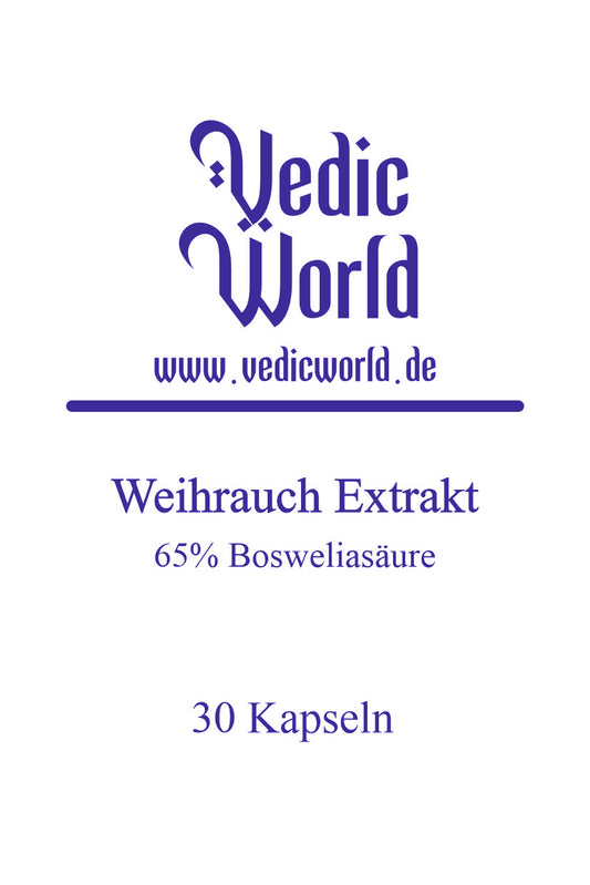 Weihrauch Extrakt 65% Boswelliasäure Kapseln